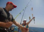 We provide the rods and fishing equipment for your fishing excursion in Cyprus.