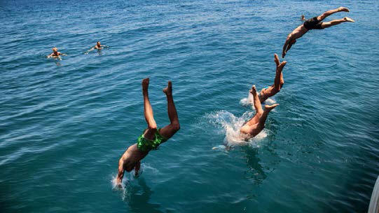 Dive in to clear clean water iinn Cyprus on a boat excursion to remember