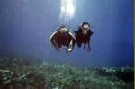 Scuba diving in Cyprus.