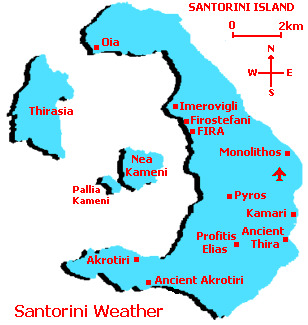 Santorini Island is one of the