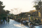 Sit back and enjoy a coffee at one of Athens street cafe's.This cafe is near Theorias Street just below the Acropolis over looking Agora, click to enlarge this photograph