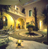Casa Delfino Hotel Crete Island Courtyard, Click to enlarge
