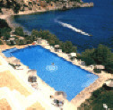 Istron Bay Hotel Pool/Sea, Click to enlarge