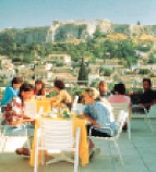 Plaka Hotel Roof Garden, Click to enlarge