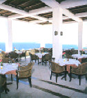 Royal Myconian Hotel Mykonos Restaurant Outdoor, Click to enlarge
