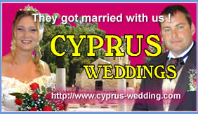 Cyprus holidays bring you weddings in Cyprus